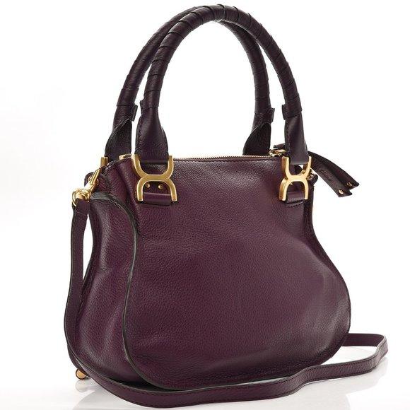 Chloe Marcie Small Satchel Intense Violine Purple - Picture 5 of 16